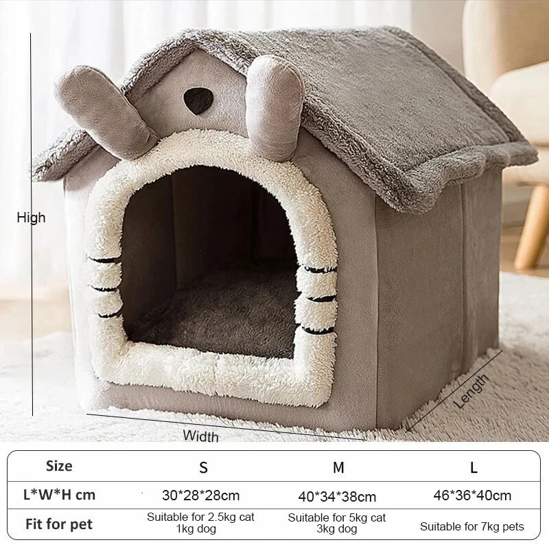 kf-S614e3f72d774434b8ab3ad514384e9b06-Indoor-Warm-Dog-House-Soft-Pet-Bed-Tent-House-Dog-Kennel-Cat-Bed-with-Removable-Cushion